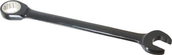 Proto - 3/4" 12 Point Combination Wrench - 15° Head Angle, 9-3/4" OAL, Steel, Black Chrome Finish - Exact Industrial Supply