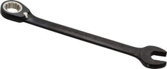 Proto - 21mm 12 Point Combination Wrench - 15° Head Angle, 11-7/16" OAL, Steel, Black Chrome Finish - Exact Industrial Supply