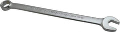 Proto - 18mm 6 Point Combination Wrench - 15° Offset Angle, 10-1/2" OAL, Steel, Satin Finish - Exact Industrial Supply