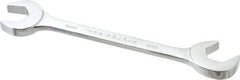 Proto - 18mm Standard Open End Wrench - 6-47/64" OAL, Double End, Chrome Finish, 15° & 60° Head Angle - Exact Industrial Supply