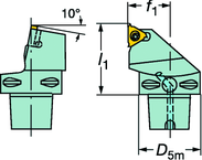 C5-266RFGZ35060-22 CoroThread® 266 Coromant Capto® Toolholder - Exact Industrial Supply