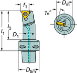 C5-266RKF-17070-16 CoroThread® 266 Coromant Capto® Bar - Exact Industrial Supply