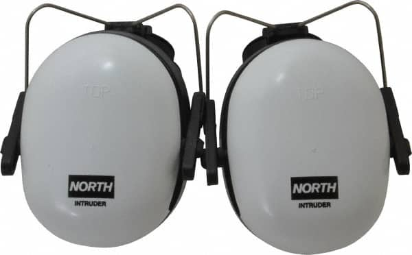 Earmuffs: Vinyl Cushion Vinyl Cushion, White/Black Plastic Cups, ANSI S3.19-1974