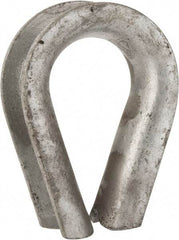 Value Collection - 7/8" Wire Rope Thimble Clip - Steel, Galvanized - Exact Industrial Supply