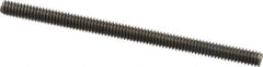 Value Collection - 1/4-20 4" OAL Fully Threaded Stud - Stainless Steel, Plain Finish - Exact Industrial Supply