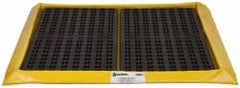 Enpac - Spill Pallets, Platforms, Sumps & Basins Number of Drums: 4 Sump Capacity (Gal.): 30.00 - Exact Industrial Supply
