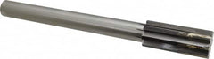 Made in USA - 1.3156 to 1.378" Diam, 1" Diam Shank, 3-1/4" Flute, Semi Finish Semi Ground Chucking Reamer - Exact Industrial Supply