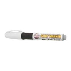 Super Met-Al - White Paint Marker - Fiber Tip, Oil Based - Exact Industrial Supply