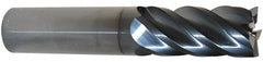 Square End Mill: 5/16'' Dia, 3/4'' LOC, 5/16'' Shank Dia, 2-1/2'' OAL, 5 Flutes, Solid Carbide Single End, AlTiN Finish, Spiral Flute, 40 ° Helix, Centercutting, RH Cut, RH Flute, Series 112