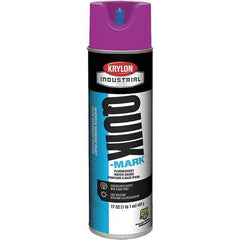 Krylon - 20 fl oz Purple Marking Paint - 50 to 60 Sq Ft Coverage, Water-Based Formula - Exact Industrial Supply