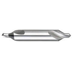 Titan USA - Combination Drill & Countersinks; Material: High Speed Steel ; Included Angle: 60 ; Trade Size: #5 ; Body Diameter (Inch): 7/16 ; Body Diameter (Decimal Inch): 7/16 ; Overall Length (Inch): 2-3/4 - Exact Industrial Supply
