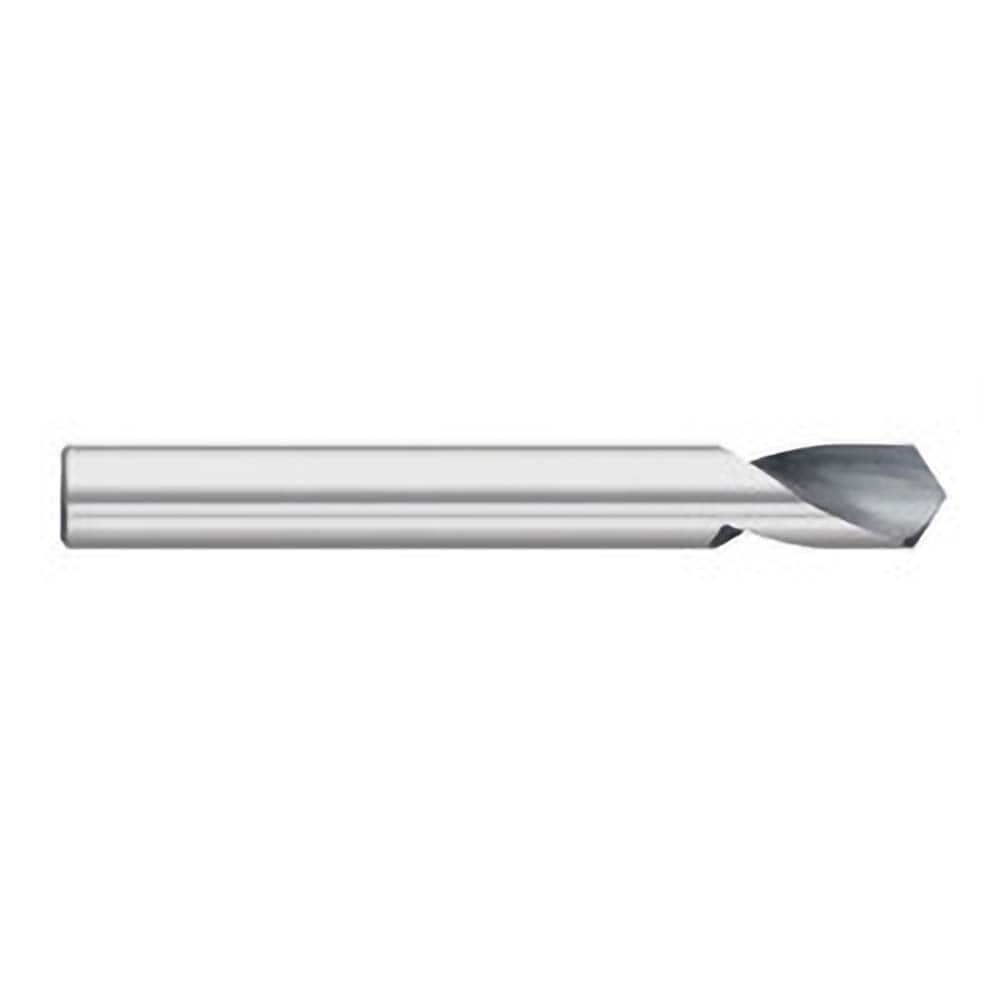 Titan USA - Spotting Drills; Body Diameter (Inch): 3/4 ; Body Diameter (Decimal Inch): 3/4 ; Drill Point Angle: 120 ; Spotting Drill Material: Solid Carbide ; Spotting Drill Finish/Coating: Uncoated ; Overall Length (Inch): 4 - Exact Industrial Supply
