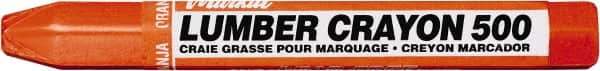 Markal - Clay Based Lumber Crayon - Orange - Exact Industrial Supply