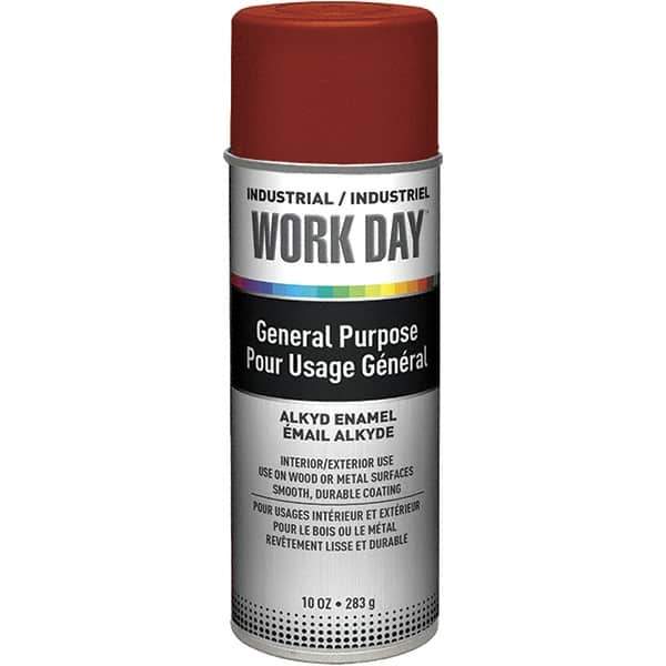 Krylon - 10 oz Red Enamel Spray Primer - 9 to 13 Sq Ft Coverage, Quick Drying - Exact Industrial Supply