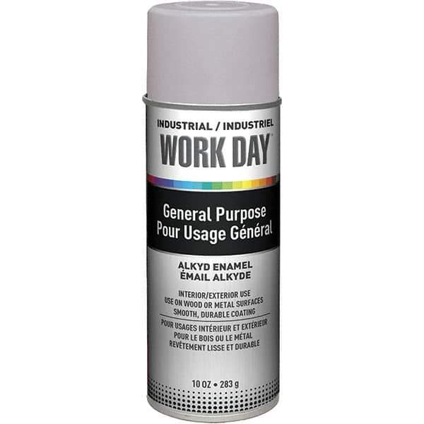Krylon - 10 oz Gray Enamel Spray Primer - 9 to 13 Sq Ft Coverage, Quick Drying - Exact Industrial Supply