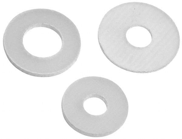 Made in USA - 1/2" Screw, Grade G10 Fiberglass Standard Flat Washer - 1/2" ID x 2" OD, 1/8" Thick, Plain Finish - Exact Industrial Supply