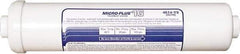 Nu-Calgon - 1/4 Inch Pipe, Inline Water Filter System with Disposable Filter and Quick Disconnect Fittings - Reduces Sediment, Taste, Odor, Chlorine and Scale - Exact Industrial Supply