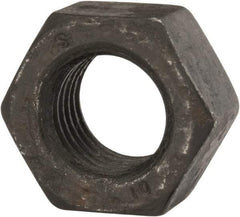 Value Collection - M30x3.50 Steel Right Hand Hex Nut - 46mm Across Flats, 24mm High, Uncoated - Exact Industrial Supply