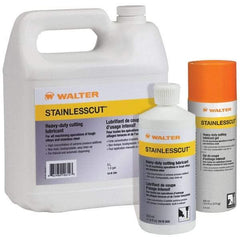 WALTER Surface Technologies - StainlessCut, 350 mL Bottle Cutting Fluid - Liquid, For Broaching, Drilling, Milling, Reaming, Sawing, Turning - Exact Industrial Supply