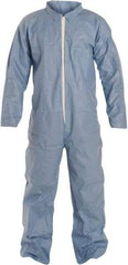 Dupont - Size 4XL FR Disposable Flame Resistant/Retardant Coveralls - Zipper Closure - Exact Industrial Supply