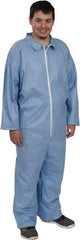 Dupont - Size 3XL FR Disposable Flame Resistant/Retardant Coveralls - Zipper Closure - Exact Industrial Supply