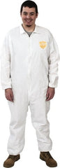 Dupont - 25 Qty 1 Pack Size XL Film Laminate Chemical Resistant Coveralls - Exact Industrial Supply