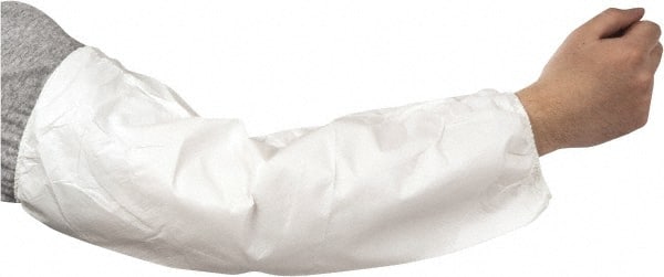 Disposable Sleeves: Size Universal, Nexgen, White Elastic Opening at Both Ends Closure