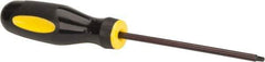 Stanley - #1 Point, 4" Blade Length Square Recess Screwdriver - 7-7/8" OAL - Exact Industrial Supply