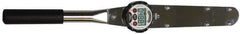 Proto - 1/2" Drive Electronic Digital Torque Wrench - 34 N/m to 340 N/m Torque, 22" OAL, 0.1 N/m Graduation, Fixed Head - Exact Industrial Supply