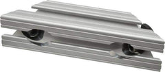 80/20 Inc. - 1-1/2" Wide, 6" High, Open Shelving 45° Support Bracket - Aluminum, Use with Series 15 - 1515 Extrusion - Exact Industrial Supply