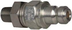 CEJN - 1/4 NPT Hydraulic Hose Male Pipe Thread Nipple - 14,500 psi, 1.56 GPM, 115 Hose Size, Series 115 - Exact Industrial Supply