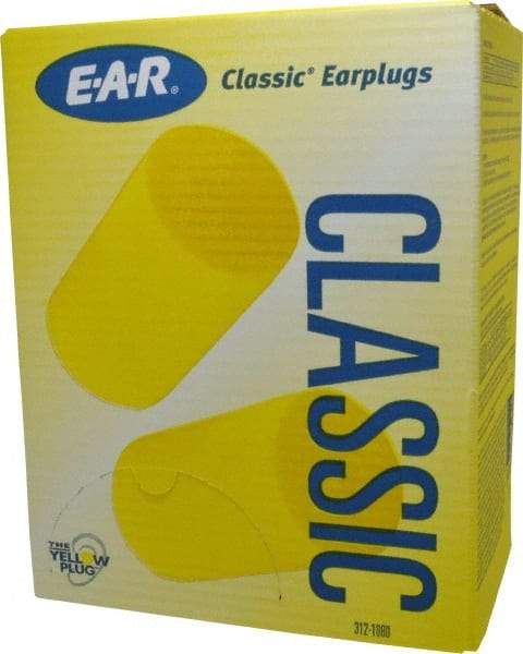 3M - Disposable, Uncorded, 29 dB, Barrel Earplugs - Yellow, 500 Pairs - Exact Industrial Supply