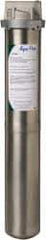3M Aqua-Pure - 1 Inch Pipe, FNPT End Connections, 9-3/4 Inch Long Cartridge, 22.31 Inch Long, Cartridge Filter Housing without Pressure Relief - 2 Cartridges, 1-20 Max GPM Flow Rate, 300 psi Max Working Pressure, 304 Grade, Two High Housing - Exact Industrial Supply