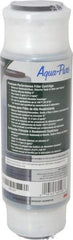 3M Aqua-Pure - 3" OD, 5µ, Cellulose Fiber Carbon & Scale Cartridge Filter - 9-3/4" Long, Reduces Dirt, Rust, Tastes, Odors & Scale - Exact Industrial Supply