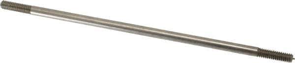 Made in USA - 8" Long, 1/4-20 Thread, Float Valve Rod - Stainless Steel, 1/2" Thread Length - Exact Industrial Supply