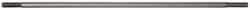 Made in USA - 10" Long, 1/4-20 Thread, Float Valve Rod - Stainless Steel, 1/2" Thread Length - Exact Industrial Supply