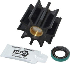 Jabsco - Neoprene Impeller Kit Repair Part - Contains Impeller, Seal, Gasket, For Use with Jabsco Model 6050-0001 Flexible Impeller Pump Motors - Exact Industrial Supply