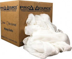 PRO-SOURCE - 55 Piece, Lint Free White Cheesecloth - 36 Inch Long x 30 Inch Wide Sheet, Washed, Box - Exact Industrial Supply