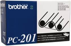 Brother - Black Thermal Print Cartridge Ribbon - Use with 75513739 - Exact Industrial Supply