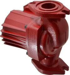 Bell & Gossett - 1/15 hp, 6-3/16" Long, 1 Phase, Cast Iron Housing, Noryl Impeller, Inline Circulator Pump - 115 Volt, 60 Hz, 6-3/8" Flange Width, Bell & Gossett Part No. 103350, 150 Max psi, ODP Motor - Exact Industrial Supply