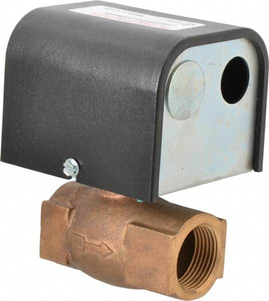 McDonnell & Miller - 150 psi, Brass Housing, General Purpose Flow Switch - 15 Flow Set Point, 1.5 to 15 GPM - Exact Industrial Supply