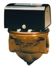 McDonnell & Miller - 100 psi, Brass Housing, High Sensitivity Flow Switch - 2.5 Flow Set Point, 0.12 to 2.5 GPM - Exact Industrial Supply