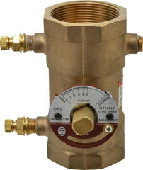 Bell & Gossett - 2" Pipe, Threaded End Connections, Inline Calibrated Balance Valve - 5-1/8" Long, 4-1/8" High, 300 Max psi, Brass Body - Exact Industrial Supply