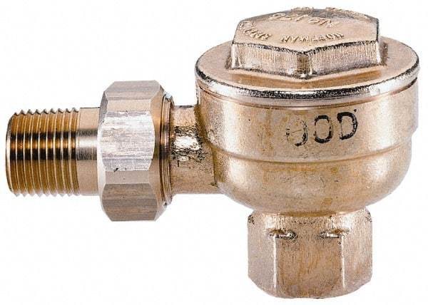 Hoffman Speciality - 1/2 Male" Pipe, Brass Thermostatic Steam Trap - 25 Max psi - Exact Industrial Supply