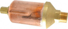 Hoffman Speciality - 1/2" Inlet, 3/4" Outlet, 75 Max psi, Brass Stamping Water Vent - 200 Max Hydrostatic psi, 250°F Max - Exact Industrial Supply