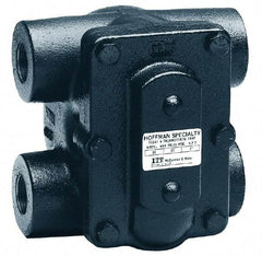 Hoffman Speciality - 1-1/4 Female" Pipe, Cast Iron Float & Thermostatic Steam Trap - 15 Max psi - Exact Industrial Supply