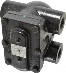 Hoffman Speciality - 3/4 Female" Pipe, Cast Iron Float & Thermostatic Steam Trap - 15 Max psi - Exact Industrial Supply