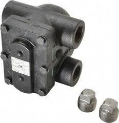 Hoffman Speciality - 1 Female" Pipe, Cast Iron Float & Thermostatic Steam Trap - 15 Max psi - Exact Industrial Supply