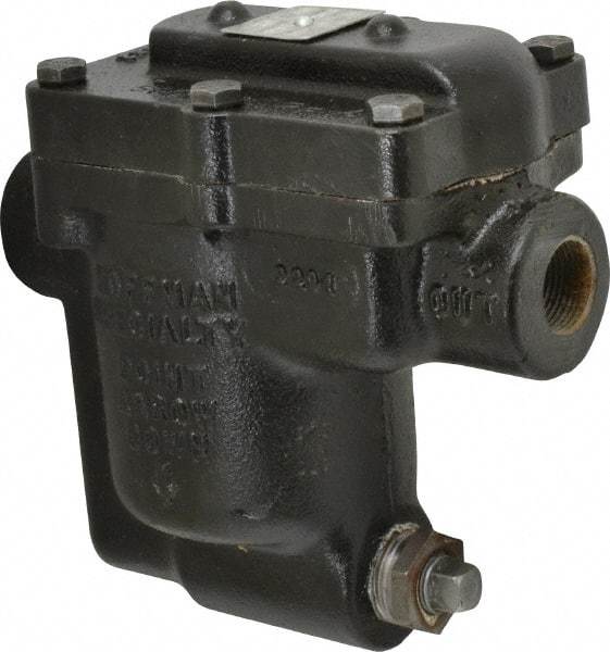 Hoffman Speciality - 3/4 Female" Pipe, Cast Iron Inverted Bucket Steam Trap - 125 Max psi - Exact Industrial Supply