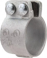 Thomas & Betts - 2" Trade, Malleable Iron Threaded Rigid/Intermediate (IMC) Conduit Coupling - Noninsulated - Exact Industrial Supply